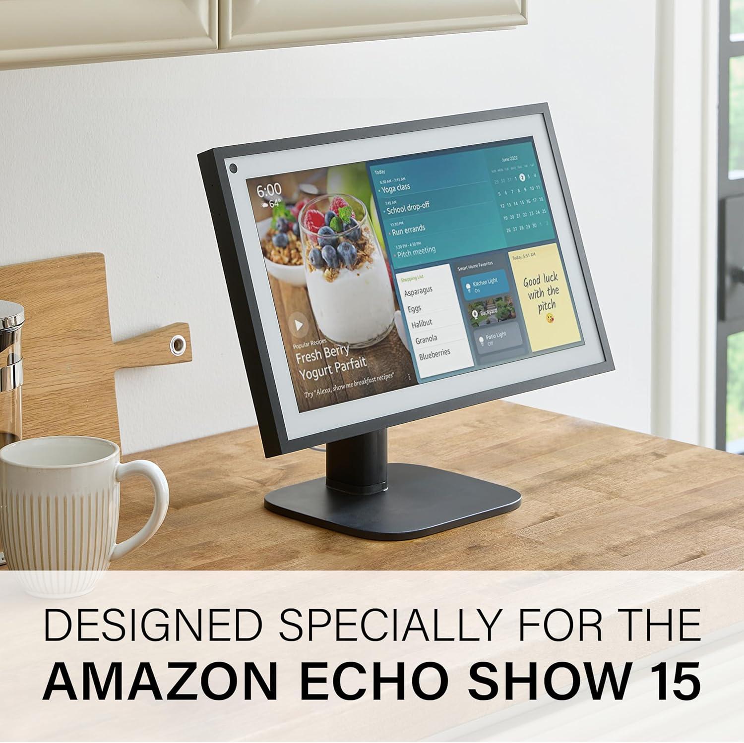 imageMade for Amazon Tilt and Swivel Stand for the Echo Show 15