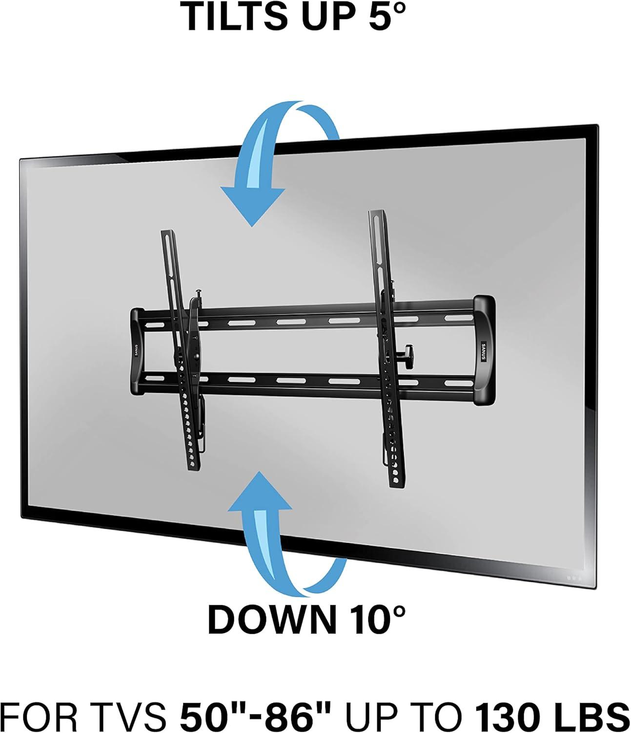 imageMade for Amazon Universal Tilting TV Wall Mount for 5086quot TVs and Compatible with Amazon Fire TVsBlack