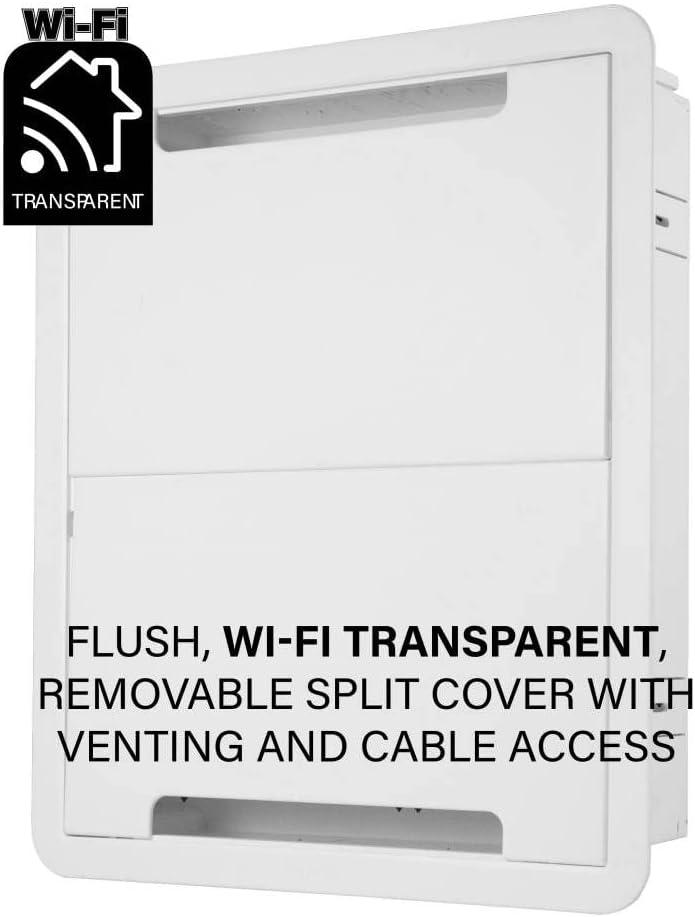 imageSANUS 17quot TV Media inWall Box Ideal with Wall Mounted TV