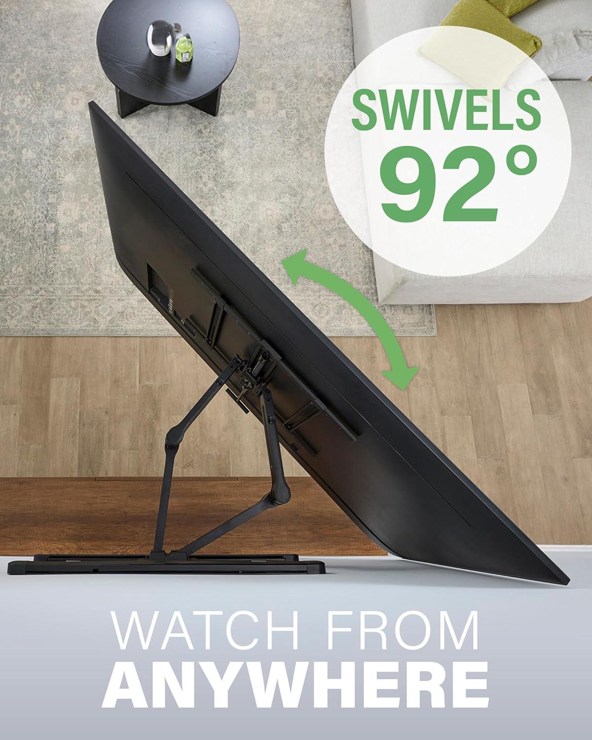 imageSANUS Height Adjustable Full Motion TV Wall Mount for 42quot to 90quot TVs  Raise or Lower TV 4quot After Install  Maximizes Compatibility with Your Setup  3 Step DIY wSmooth Extension Tilt ampamp Swivel