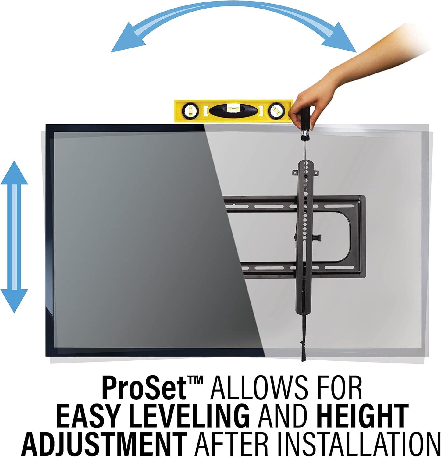 imageSANUS Outdoor TV Mount for 37quot to 95quot TVs  Weatherproof Tilting Mount with Corrosion Resistant Coating ampamp Stainless Steel Hardware  ToolFree Tilt ampamp 3 Step Install