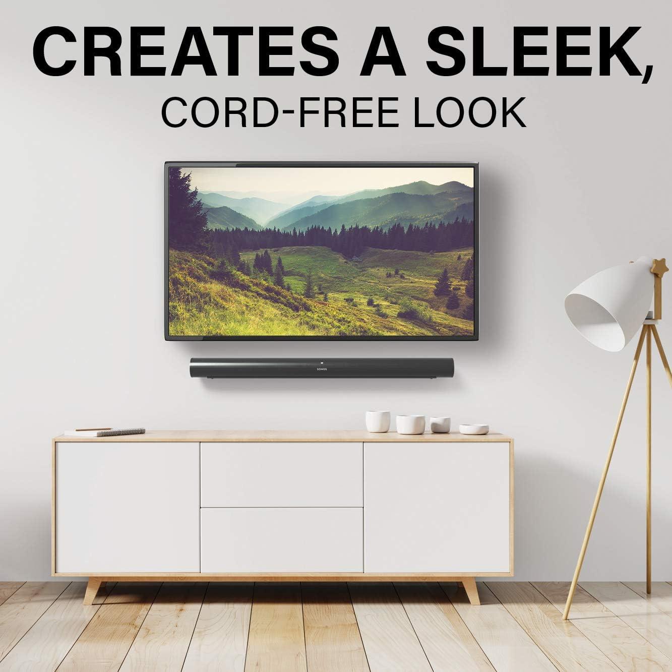 imageSANUS Ultimate inWall Cable Management Kit for Mounted TV ampamp Soundbar  Includes Soundbar ampamp TV Wire Management  Conceals Power HDMI Optical and LowVoltage Wires Behind Wall Model WSIWPSB1