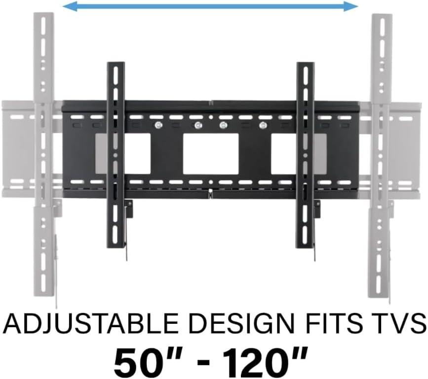 imageSANUS Universal 3Stud Tilting TV Wall Mount for 50quot to 120quot TVs  Durable Low Profile Design Fights Glare w 12 degree Tilt  Easy DIY Install
