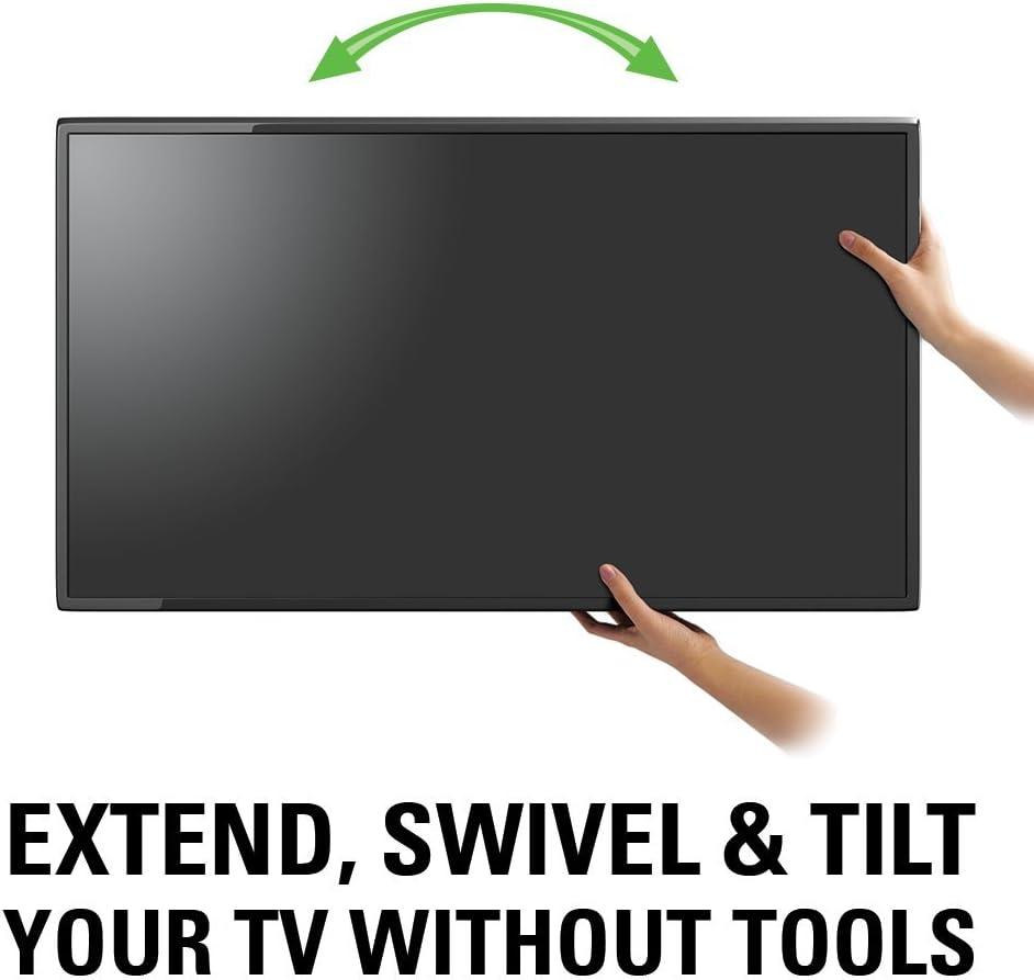 imageSanus MLF13B1 Articulating Universal Wall Mount for 3780Inch Screen BLack