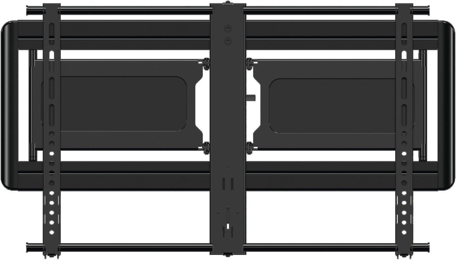 imageSanus Premium Full Motion Super Slim TV Wall Mount Bracket for 40quot 84quot TVs Holds Your TV Only 186 from The Wall Features 8 of Tilt 50 of Swivel 135 of Extension VLF613 B1 Black
