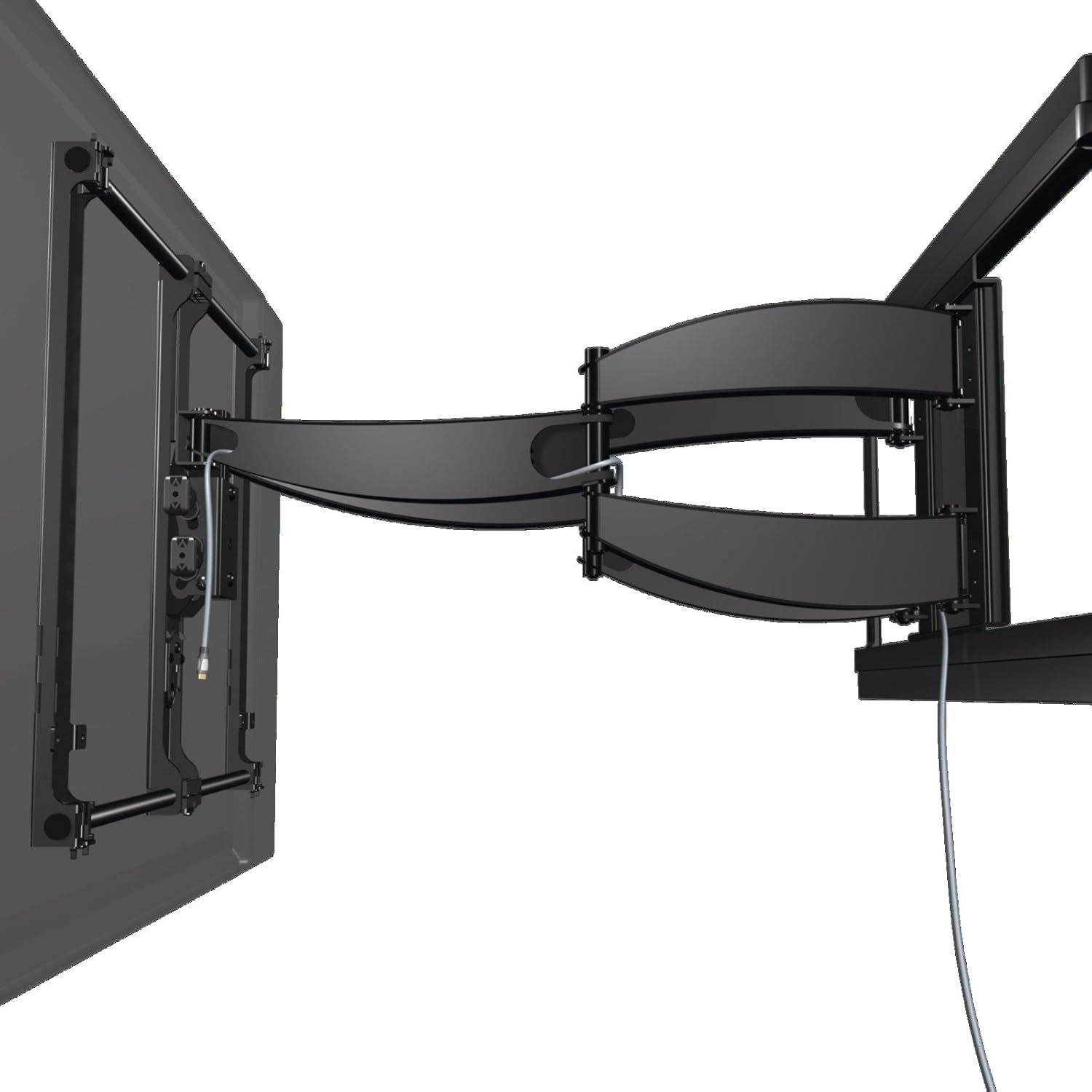 imageSanus Premium Full Motion TV Wall Mount for 42quot90quot TVs Up to 150 lbs Model VLF628B1
