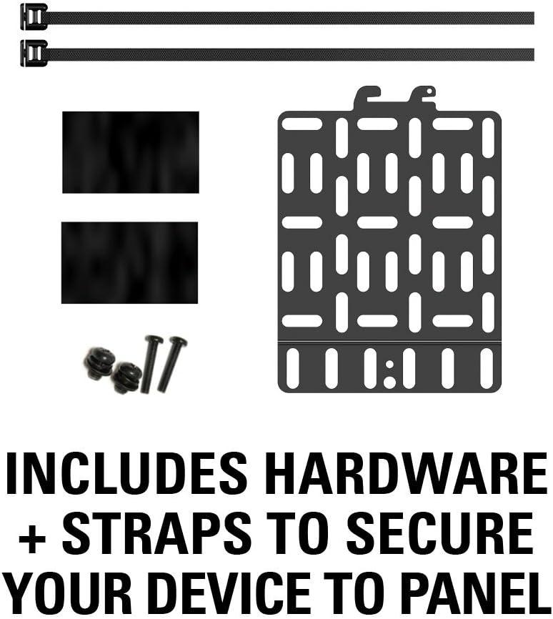 imageSanus SASP1B1 Streaming Media Player Mounting Bracket Hides Most Small Devices Up to 3 lbs Behind Your TV  Apple TV Roku Fire TV etc  SASP1B1 Black