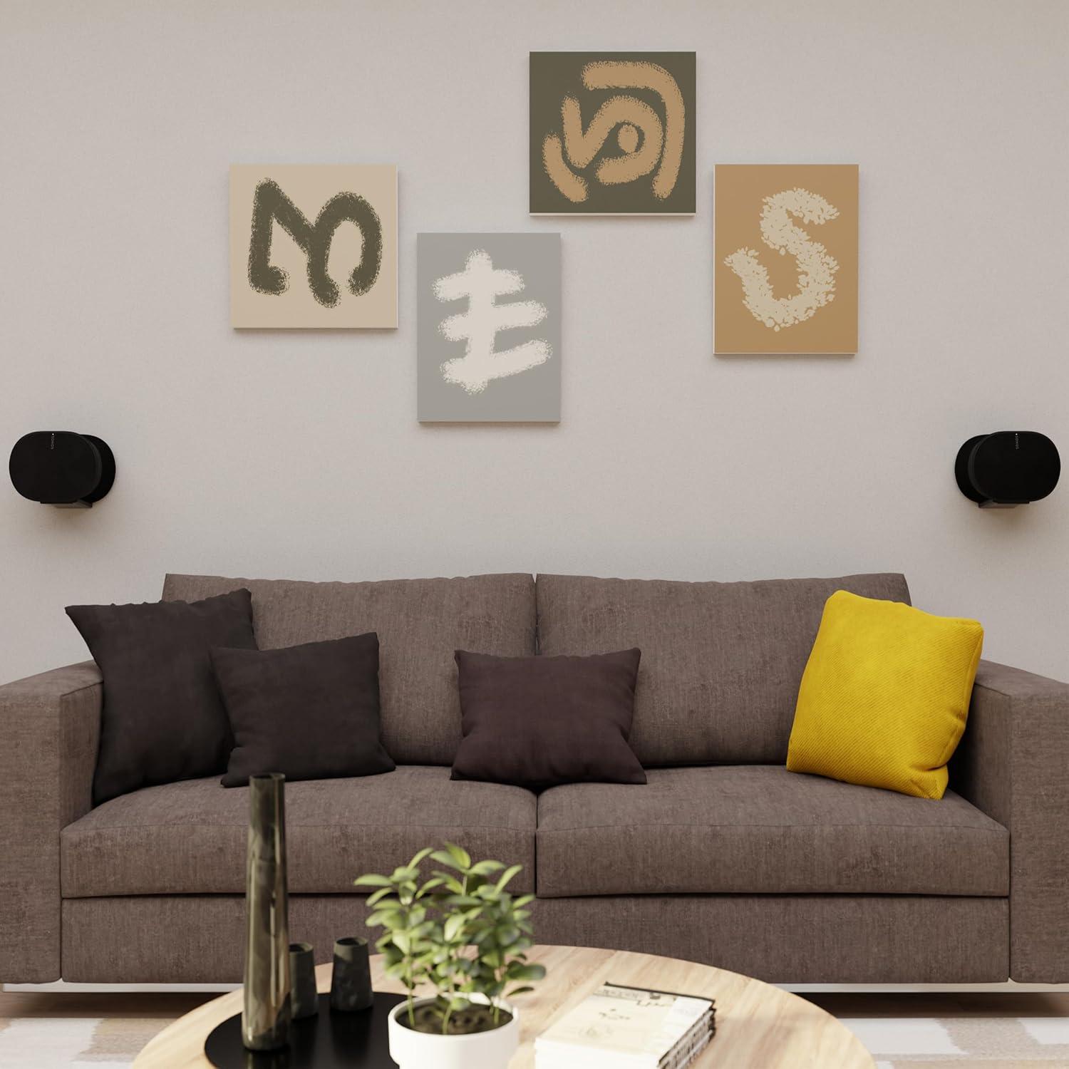 imageSanus Speaker Mount for Sonos Era 300  Low Profile Wall Mount with Easy 3Step Install ampamp Included Hardware  Single WhiteBlack Pair