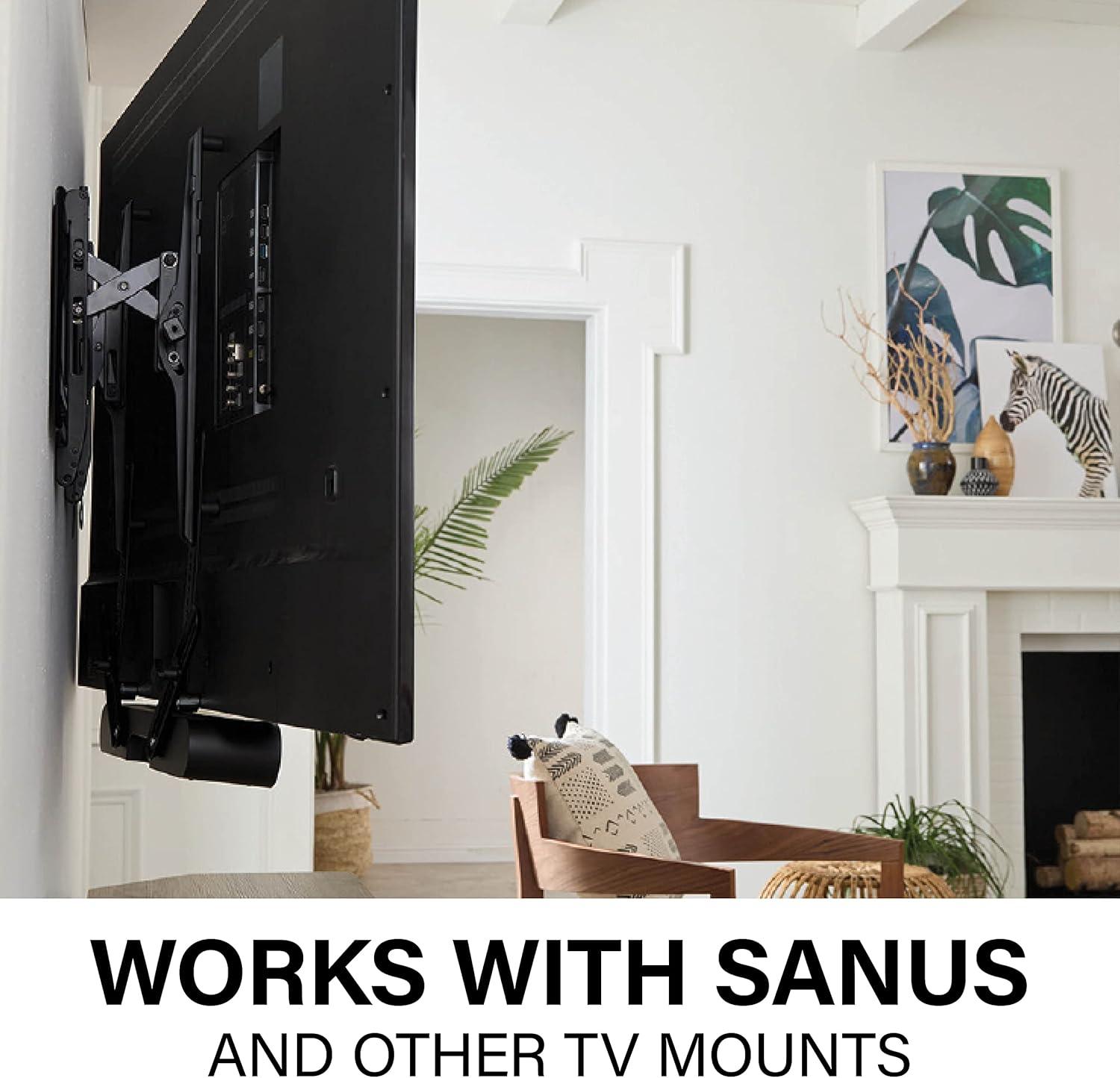 imageSanus TV Soundbar Mount Exclusively Compatible with SONOS RAY TV Soundbar  WSSAFM1B2