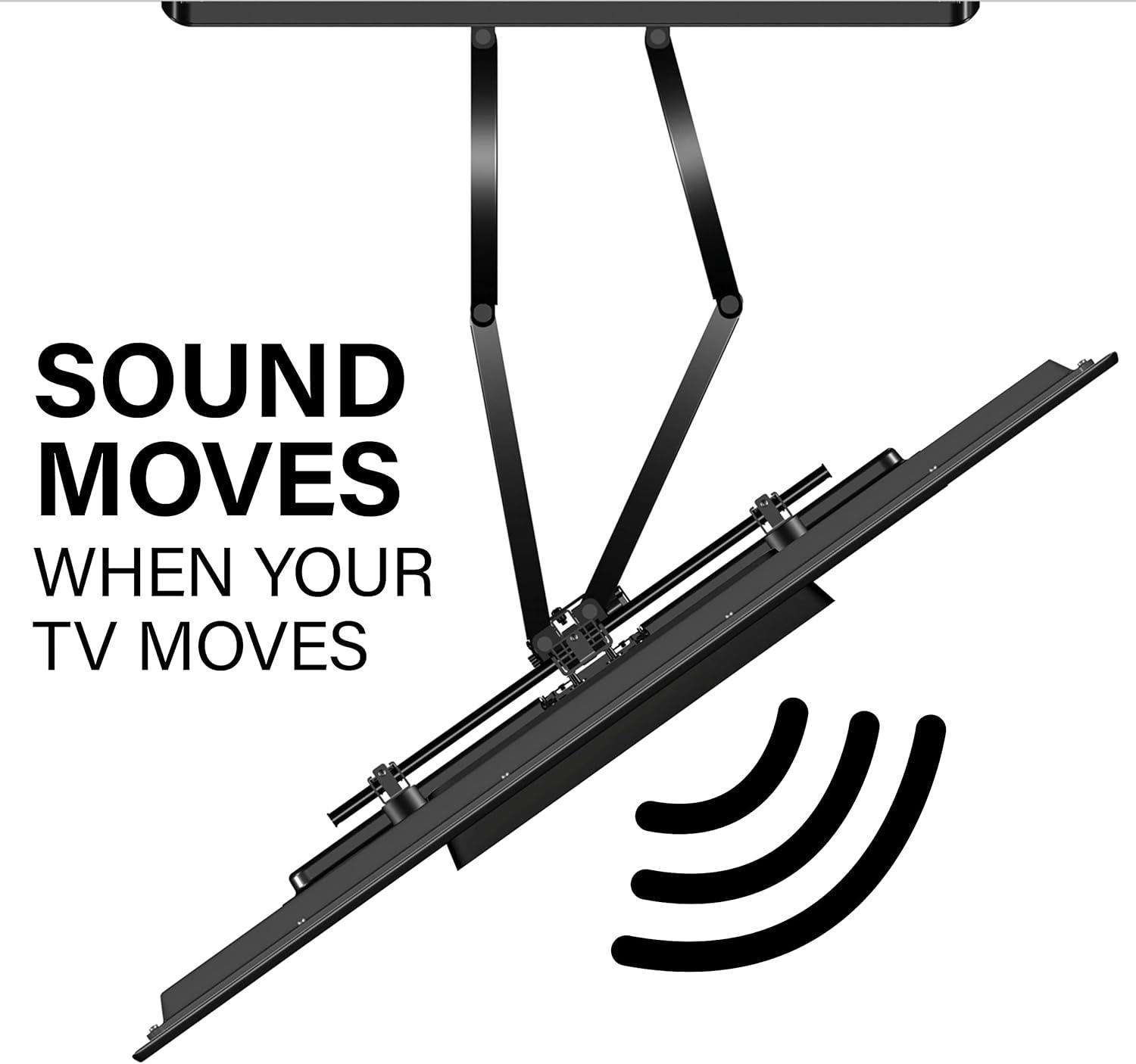 imageSanus TV Soundbar Mount Exclusively Compatible with SONOS RAY TV Soundbar  WSSAFM1B2