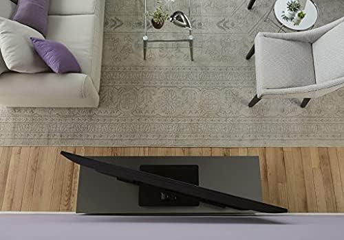 imageSanus VSTV1 Large TV Swivel Base  Universal Replacement Stand for 32quot 60quot Flat TV Screens Including Samsung Sony Vizio TCL ampamp More