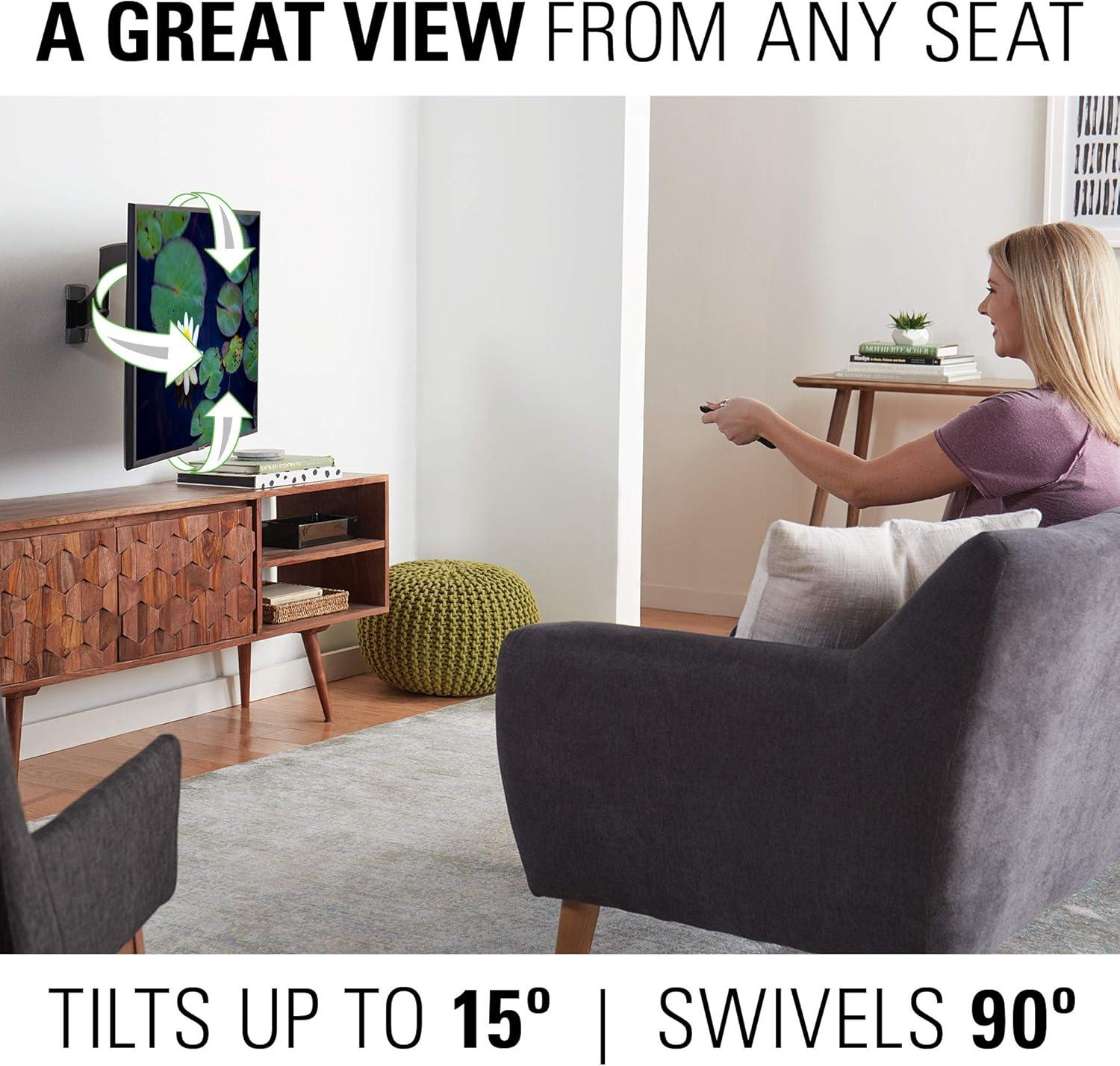 imageSanus Vsf716 B2 Slim Full Motion Swivel Wall Bracket 1940quot