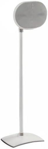 imageSanus Wireless Speaker Stands for Sonos ERA 300 Black  Pair Perfect Stand Setup for Easy and Secure Mounting of New Sonos Era 300 Speakers  OSSE32B2White