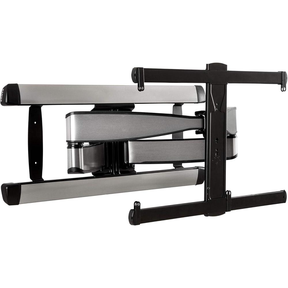 imageSANUS Full Motion TV Wall Mount for 42 to 90 TVs up to 125lbs  Extend Swivel Tilt TV Mount  Easy 3Step DIY Install  Brushed Steel Finish