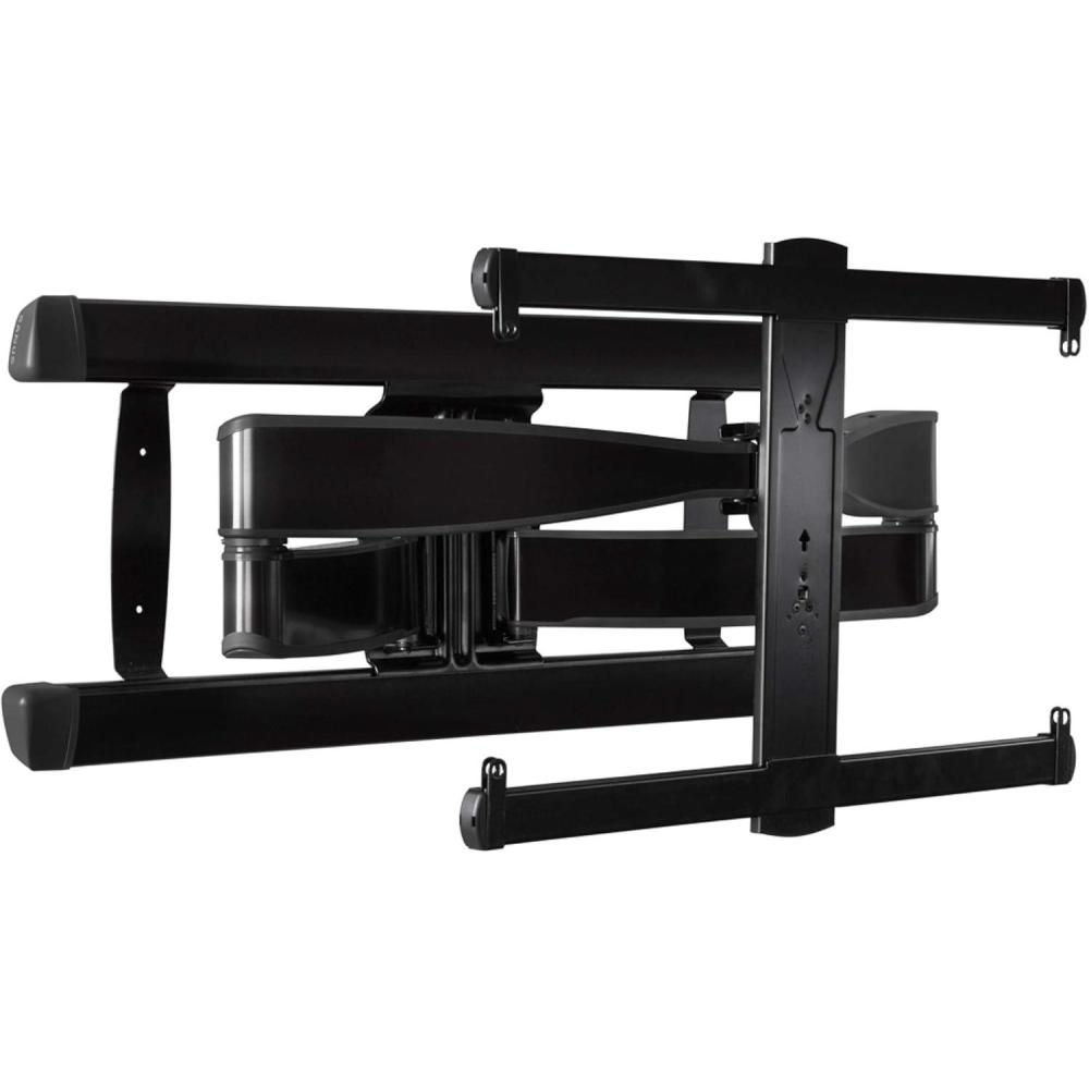 imageSANUS Full Motion TV Wall Mount for 42 to 90 TVs up to 125lbs  Extend Swivel Tilting TV Mount  Easy 3 Step DIY Install w Included Hardware  Black FinishSingle