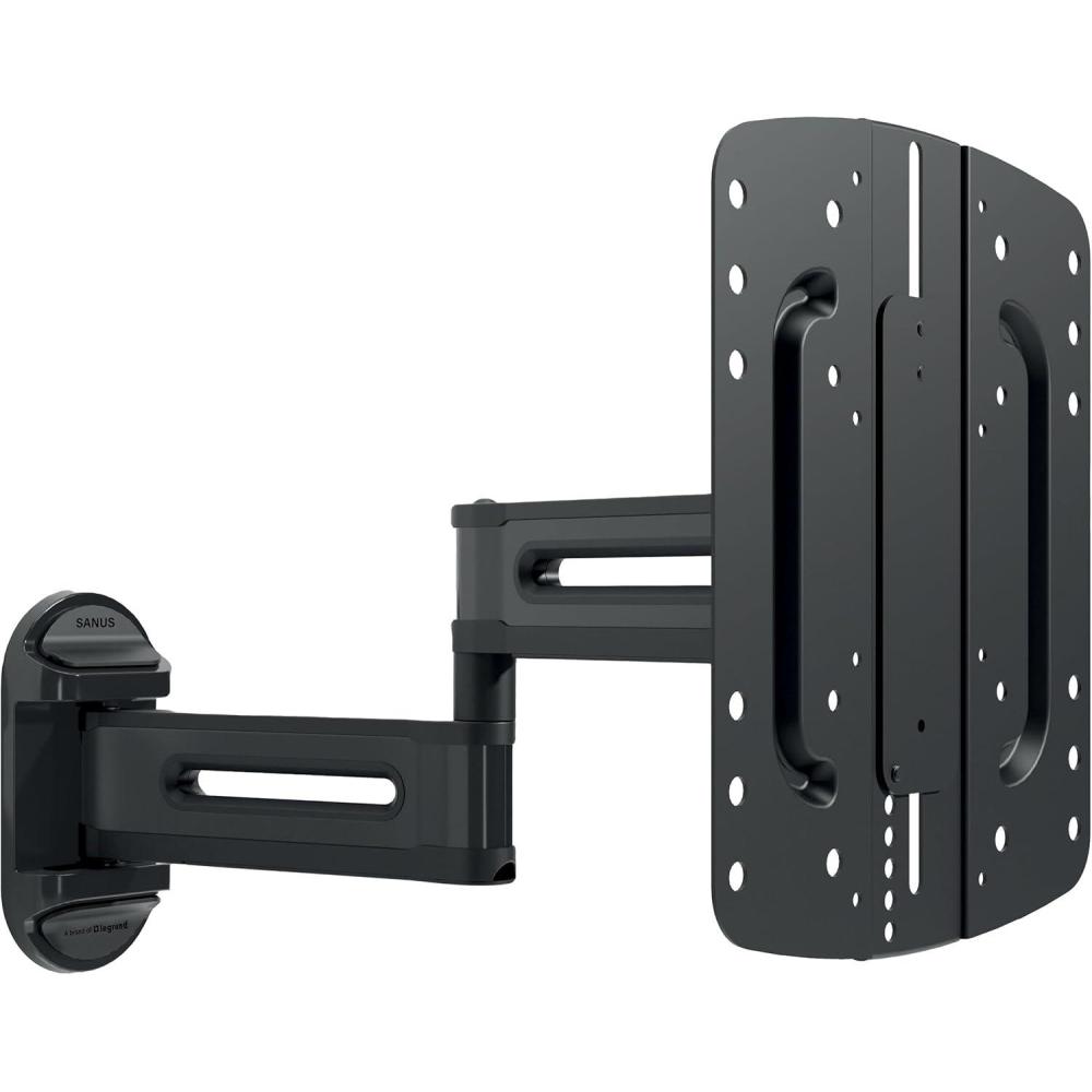 imageSANUS Height Adjustable Full Motion TV Wall Mount for 19 to 43 TVs  Raise or Lower TV 2 After Install  Maximizes Compatibility with Your Setup  3 Step DIY wSmooth Extension Tilt ampamp Swivel