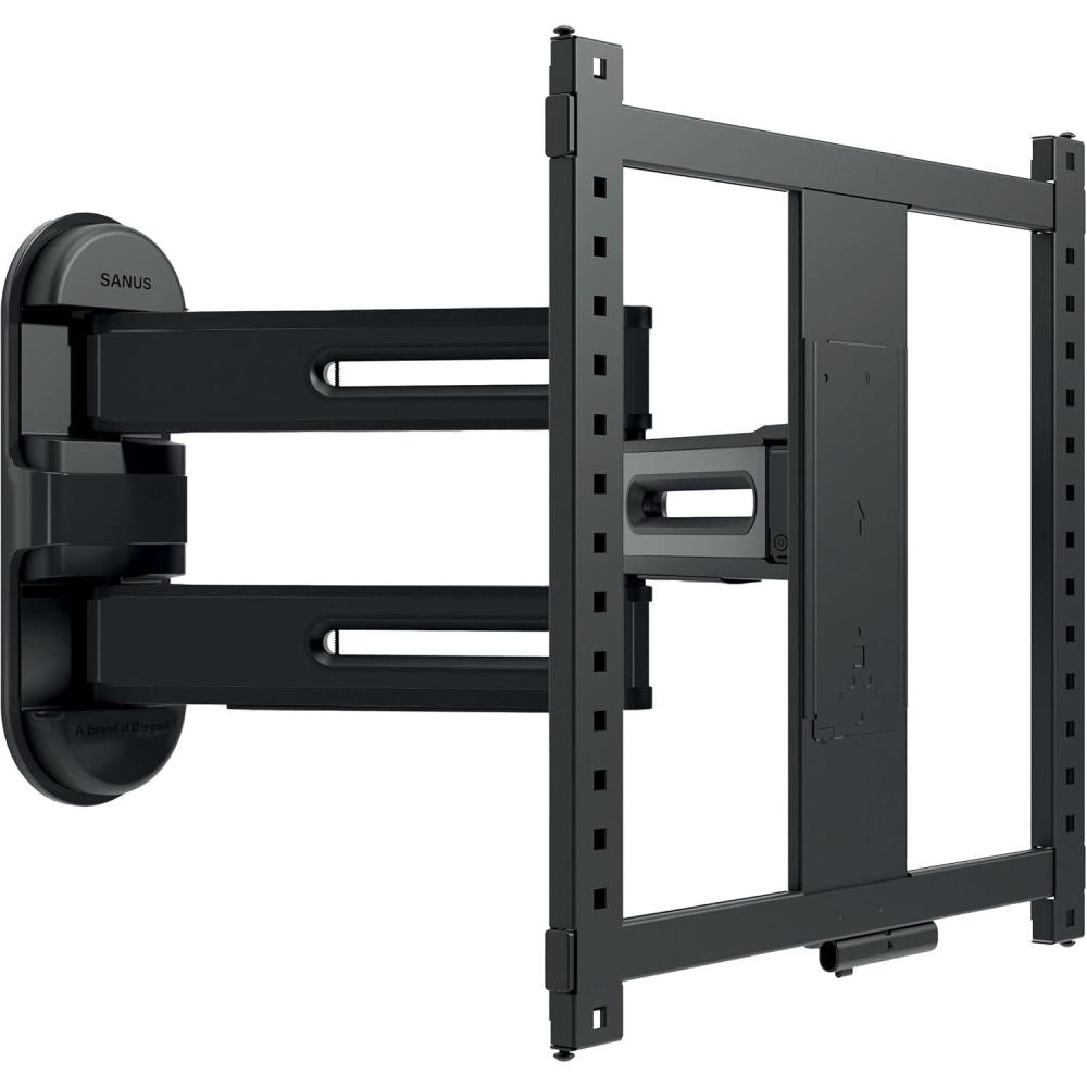 imageSANUS Height Adjustable Full Motion TV Wall Mount for 32 to 65 TVs  Raise or Lower TV 3 After Install  Maximizes Compatibility with Your Setup  3 Step DIY wSmooth Extension Tilt ampamp Swivel