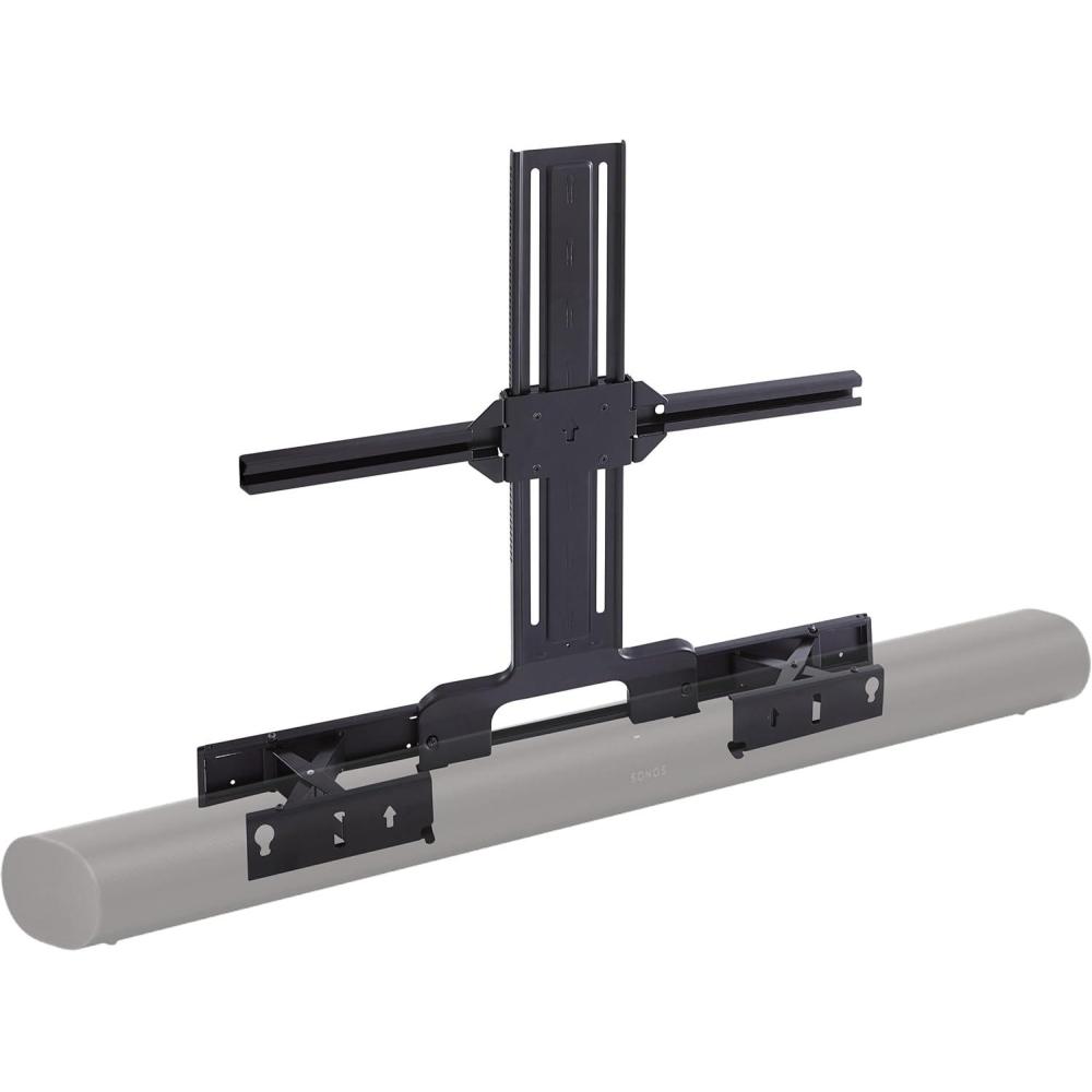 imageSANUS Soundbar TV Mount for Sonos Arc ampamp Sonos Arc Ultra Soundbar  Depth Adjustable for Dolby Atmos  Universal Mount for TVs 50 to 90