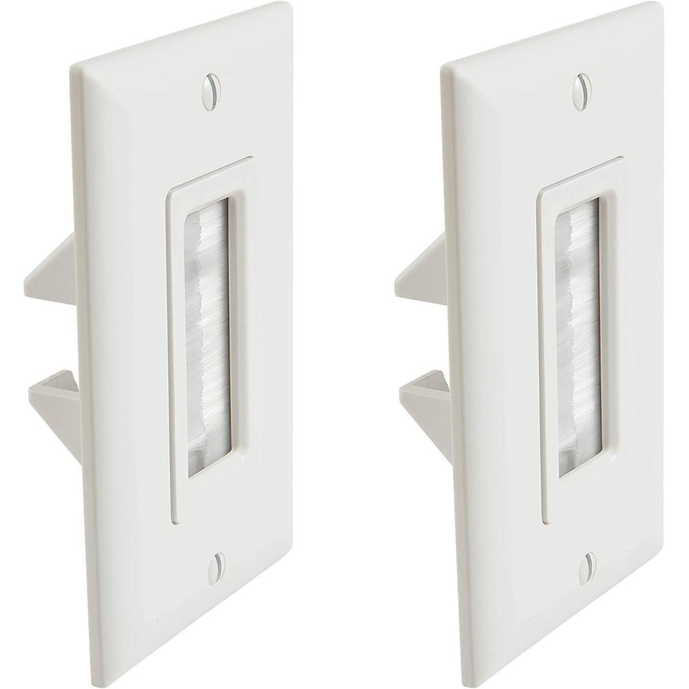 imageSANUS inWall Cable Management Kit  Hides AV Cables Behind The Wall  SAIWCM2W1