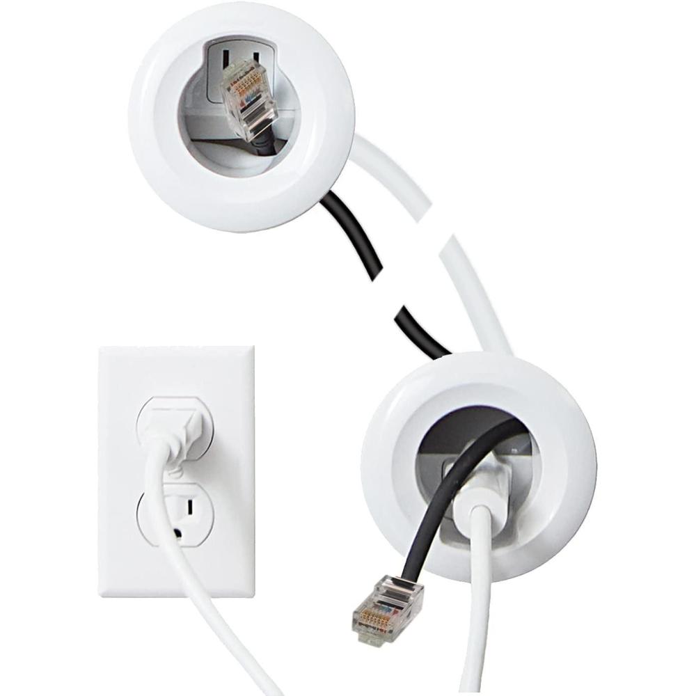 imageSANUS inWall Cable Management Kit for Speakers ampamp TVs  Conceal Cables When Mounting Speakers Or TVs On The Wall  Prewired for Easy InstallWSIWP1W1