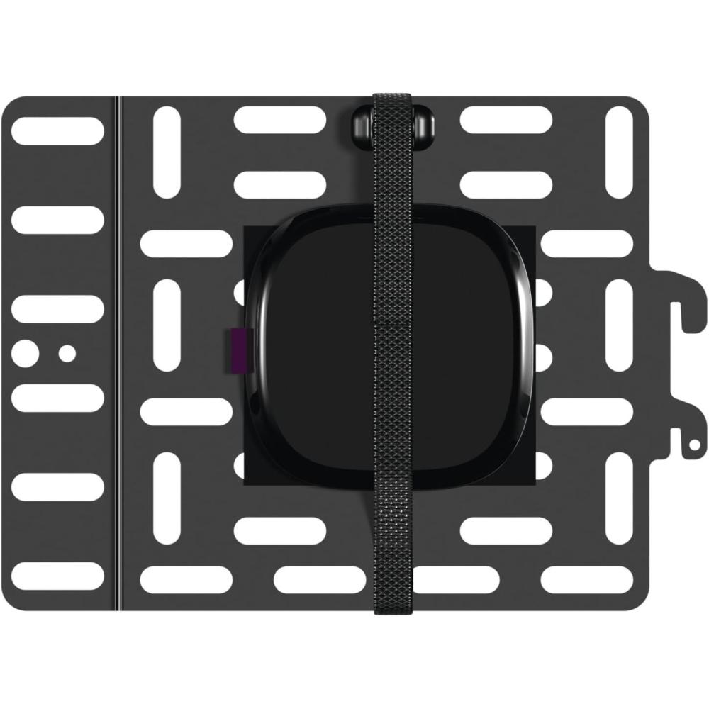 imageSanus SASP1B1 Streaming Media Player Mounting Bracket Hides Most Small Devices Up to 3 lbs Behind Your TV  Apple TV Roku Fire TV etc  SASP1B1 Black