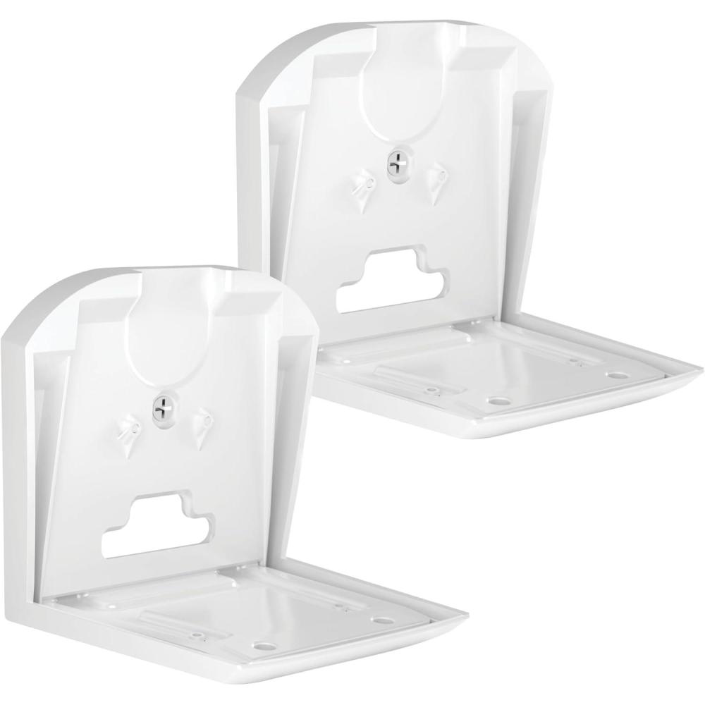imageSanus Speaker Mount for Sonos Era 300  Low Profile Wall Mount with Easy 3Step Install ampamp Included Hardware  Single WhiteWhite Pair