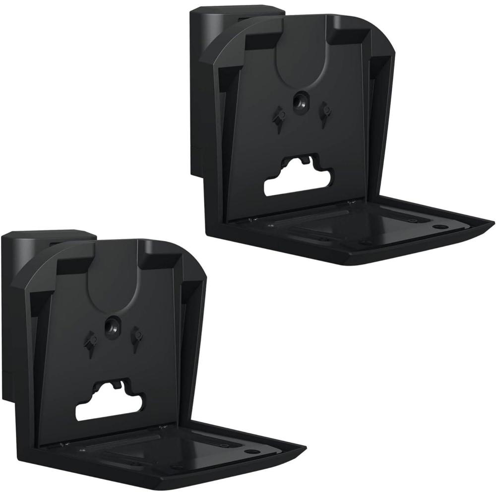 imageSanus Speaker Wall Mount for Sonos Era 300  Swivel ampamp Tilt Speaker Mount with Easy 15Minute Install  White 2PackBlack
