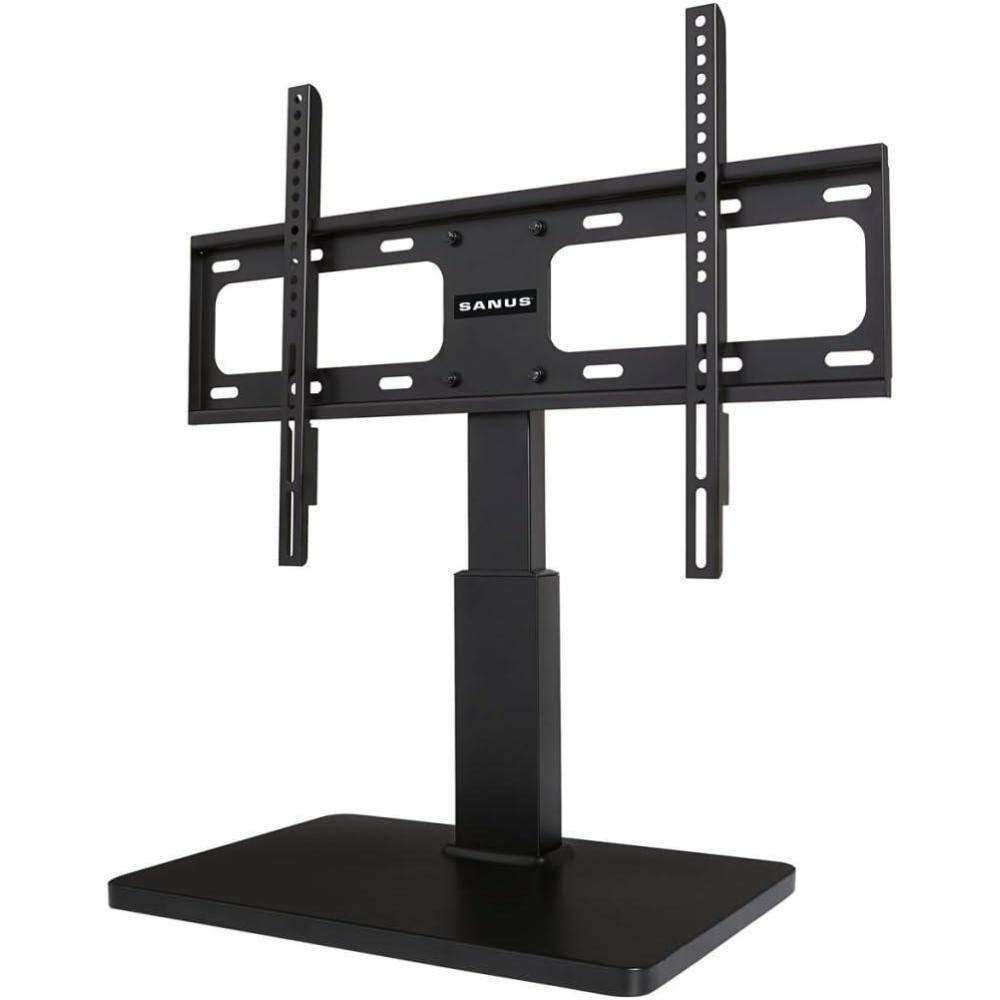 imageSanus VSTV1 Large TV Swivel Base  Universal Replacement Stand for 32quot 60quot Flat TV Screens Including Samsung Sony Vizio TCL ampamp More