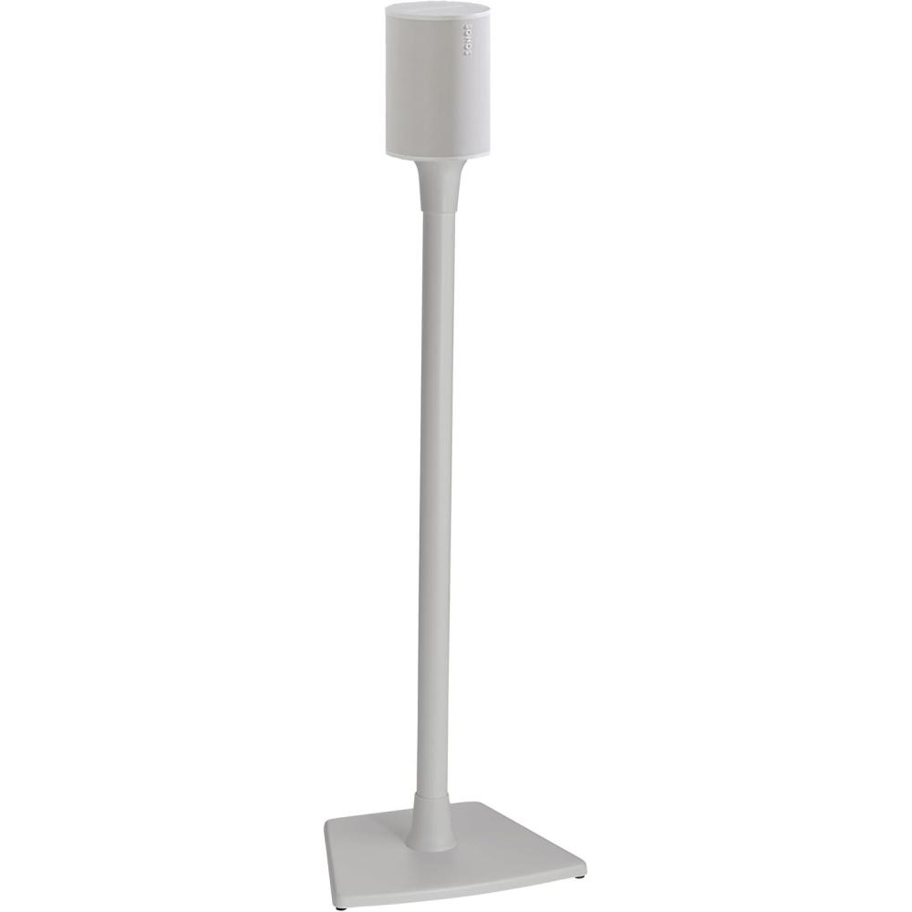 imageSanus Wireless Speaker Stand for Sonos Era 100  Pair Black  Perfect Stand Setup for Easy and Secure Mounting of New Sonos Era 100 Speakers  OSSE12B2White Single