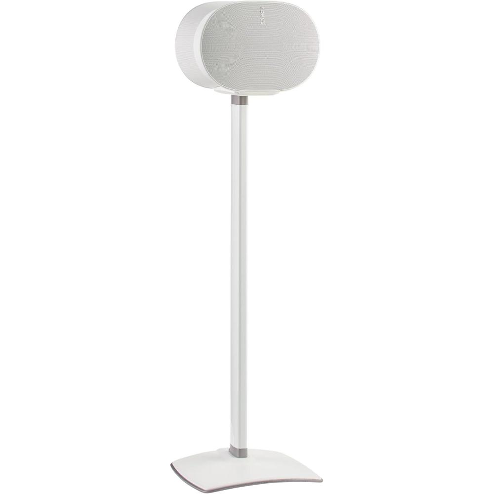 imageSanus Wireless Speaker Stands for Sonos ERA 300 Black  Pair Perfect Stand Setup for Easy and Secure Mounting of New Sonos Era 300 Speakers  OSSE32B2White