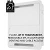 imageSANUS 17quot TV Media inWall Box Ideal with Wall Mounted TV