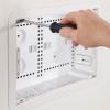 imageSANUS 9quot TV Media inWall Box with Power Supply Kit Ideal for Wall Mounted TVs