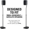 imageSANUS Adjustable Height Speaker Stand  Extends 28quot to 38quot  Holds Satellite ampamp Small Bookshelf Speakers ampamp SANUS Soundbar Mount with Height ampamp Depth Adjust