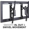 imageSANUS Advanced Tilt 4D Premium Universal Low Profile TV Mount for 42quot  90quot Flat Screen TVs ampamp inWall TV Power and Cable Management Kit