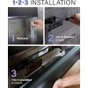 imageSANUS Extendable Soundbar Wall Mount for Sonos Arc ampamp Sonos Arc Ultra Soundbar  5 Depth Adjustment Optimized for Dolby Atmos  Black Speaker MountBlack