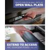 imageSANUS Extendable Soundbar Wall Mount for Sonos Arc ampamp Sonos Arc Ultra Soundbar  5 Depth Adjustment Optimized for Dolby Atmos  Black Speaker MountBlack