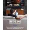 imageSANUS Extendable Soundbar Wall Mount for Sonos Arc ampamp Sonos Arc Ultra Soundbar  5 Depth Adjustment Optimized for Dolby Atmos  Black Speaker MountBlack