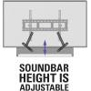 imageSANUS Extra Large TV Wall Mount Swivel ampamp Tilt  Premium Universal Design fits TVs 37quot90quot up to 150 lbs ampamp SANUS Soundbar Mount for Most Soundbars up to 15 lbs  Easy Install ampamp Tool Free Adjustments