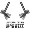 imageSANUS Extra Large TV Wall Mount Swivel ampamp Tilt  Premium Universal Design fits TVs 37quot90quot up to 150 lbs ampamp SANUS Soundbar Mount for Most Soundbars up to 15 lbs  Easy Install ampamp Tool Free Adjustments