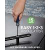 imageSANUS Full Motion TV Mount  Single Stud 19 to 40 inch TV Wall Mount Tilts Extends ampamp Swivels  Easy DIY Install Includes All Hardware ampamp Post Install Leveling  Great for Corners