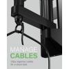 imageSANUS Full Motion TV Mount  Single Stud 19 to 40 inch TV Wall Mount Tilts Extends ampamp Swivels  Easy DIY Install Includes All Hardware ampamp Post Install Leveling  Great for Corners