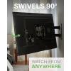 imageSANUS Full Motion TV Mount  Single Stud 19 to 40 inch TV Wall Mount Tilts Extends ampamp Swivels  Easy DIY Install Includes All Hardware ampamp Post Install Leveling  Great for Corners