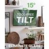 imageSANUS Full Motion TV Mount  Single Stud 32 to 55 inch TV Wall Mount Tilts Extends ampamp Swivels  Easy DIY Install Includes All Hardware ampamp Post Install Leveling  Great for Corners