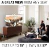 imageSANUS Full Motion TV Wall Mount for 42 to 90 TVs up to 125lbs  Extend Swivel Tilting TV Mount  Easy 3 Step DIY Install w Included Hardware  Black FinishSingle