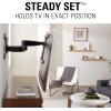 imageSANUS Full Motion TV Wall Mount for 42 to 90 TVs up to 125lbs  Extend Swivel Tilting TV Mount  Easy 3 Step DIY Install w Included Hardware  Black FinishSingle