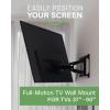 imageSANUS Full Motion TV Wall Mount for TVs up to 90quot  Premium Design Extends 24quot with Fingertip Swivel and Tilt  Easy 20 Minute Install  OLF24New  Improved