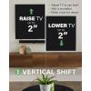 imageSANUS Height Adjustable Full Motion TV Wall Mount for 19 to 43 TVs  Raise or Lower TV 2 After Install  Maximizes Compatibility with Your Setup  3 Step DIY wSmooth Extension Tilt ampamp Swivel