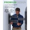 imageSANUS Height Adjustable Full Motion TV Wall Mount for 32 to 65 TVs  Raise or Lower TV 3 After Install  Maximizes Compatibility with Your Setup  3 Step DIY wSmooth Extension Tilt ampamp Swivel