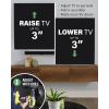 imageSANUS Height Adjustable Full Motion TV Wall Mount for 32 to 65 TVs  Raise or Lower TV 3 After Install  Maximizes Compatibility with Your Setup  3 Step DIY wSmooth Extension Tilt ampamp Swivel