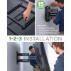 imageSANUS Height Adjustable Full Motion TV Wall Mount for 32 to 65 TVs  Raise or Lower TV 3 After Install  Maximizes Compatibility with Your Setup  3 Step DIY wSmooth Extension Tilt ampamp Swivel